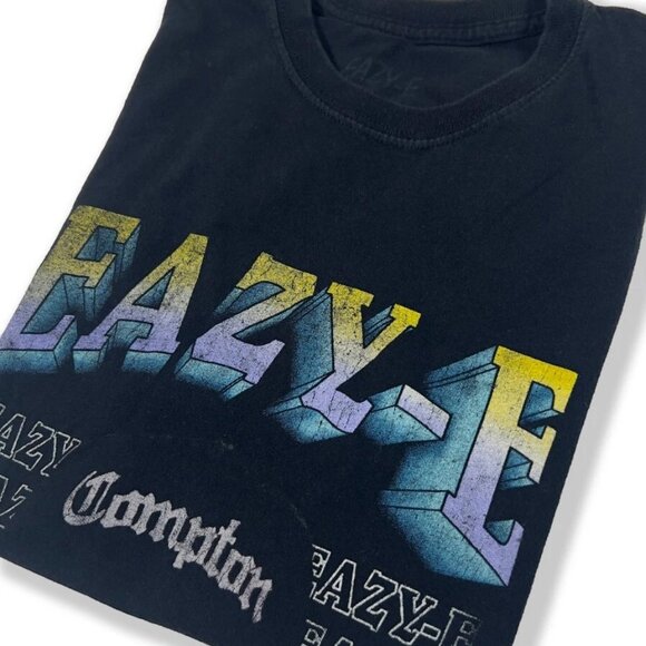 Eazy-E Graphic Tee, Urban Outfitters, Black Short-Sleeve T-Shirt, Men's MEDIUM - Picture 5 of 5